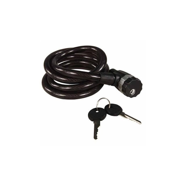 Trade Shop Traesio - Trade Shop - katena mit lucchetto und 2 chiaven für moto und biciletin 1.5 metri 12 mm -