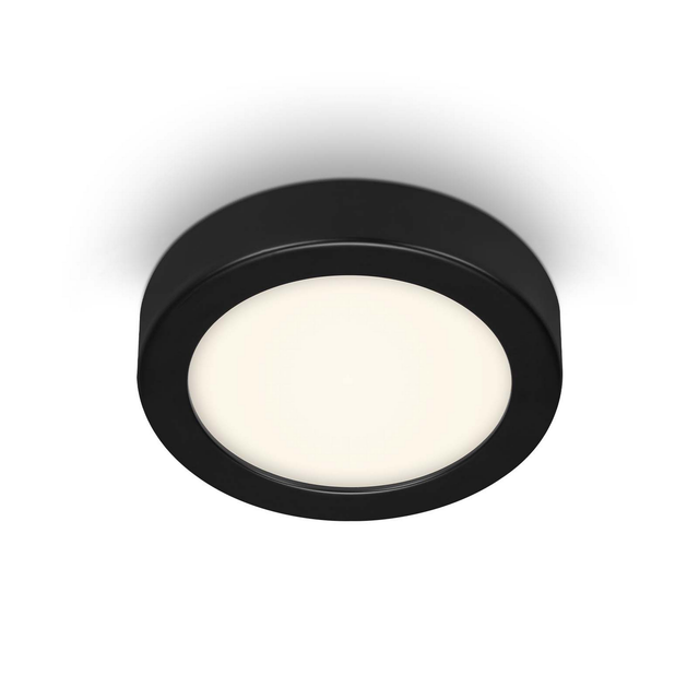 Led Deckenleuchte Deckenlampe 12W schwarz Metall-Kunststoff IP20 Briloner