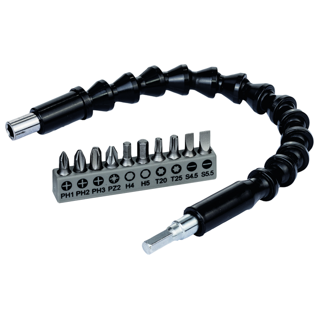 Accessories 2608522377 Bit-Set 11teilig Schlitz, Kreuzschlitz Pozidriv, Kreuzschlitz Phillips - Bosch