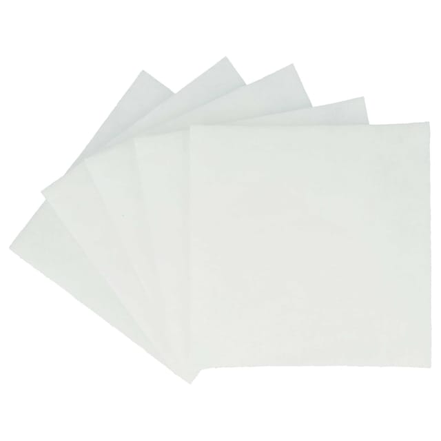 vhbw 5x Luftfilter G2 kompatibel mit Lunos Saphir Lüfter, Badlüfter, Ventilator, Lüftungsgerät - Weiß