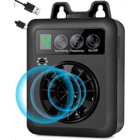Ultraschall-antibellgerät – 15 Meter Reichweite – 4 Einstellbare Empfindlichkeitsstufen – Usb-aufladbar