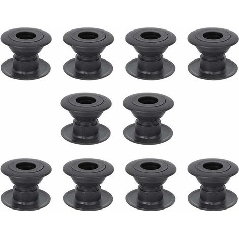 Packung Mit 10 Paar Kunststoff-tischfußballkugellagern Mit 34-mm-stahlkugeln