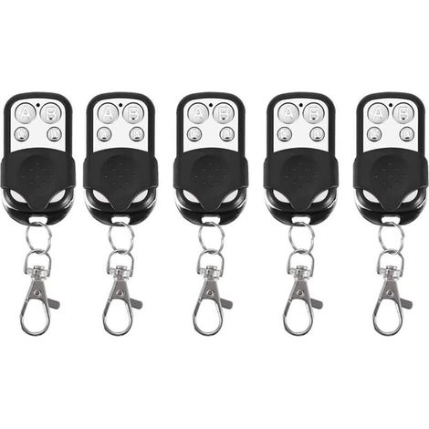 Ulisem 5er-pack Universelle Drahtlose Garagentor-klonschlüssel 433,92 Mhz