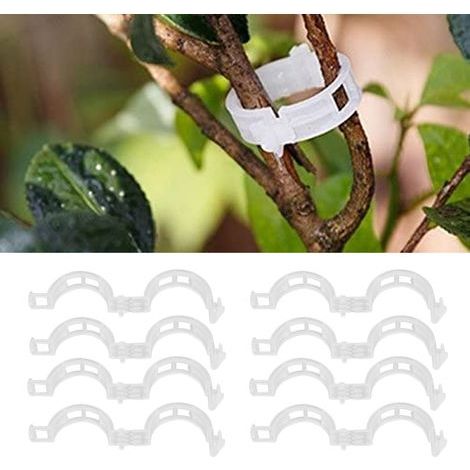 200 Pflanzenclips, Pflanzenbefestigungsclips, Rankbinder, Tomaten- Und Bohnenstützen, Veredelungswerkzeug, 50 Stück/packung, Dubuns