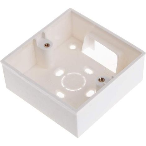 86x86 Mm Pvc-wandanschlussdose Für Schaltersockel.