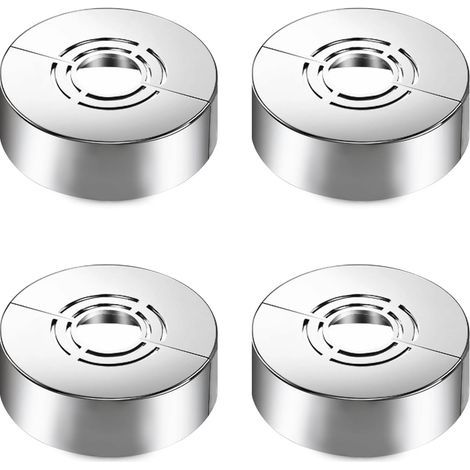 Ein Set Aus 4 Duschrosetten, 3 Größen In 1, Abdeckrosette Für Ø20 Mm/25 Mm/33 Mm, Geteilte Abdeckrosette Für Duschzubehör Und Armaturendekoration