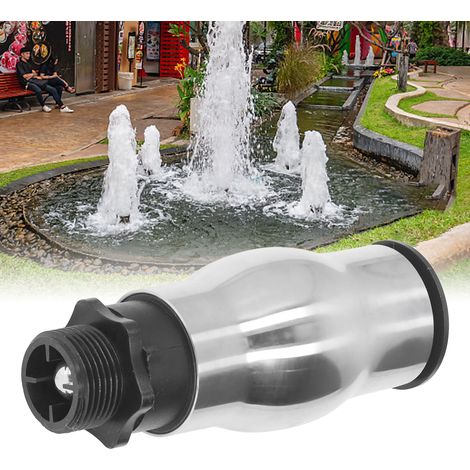 Schaumstrahldüse Für Springbrunnen Mit G1-außengewinde, Wassersprühkopf Aus Edelstahl 304 Für Garten, Teich Und See.