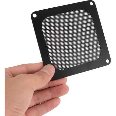 Pvc-filtergitter Für Computerlüfter, Magnetrahmen, 3,66 X 3,66 Zoll, Staubdichtes Pc-gewebe, 4 Stück, Schwarz.