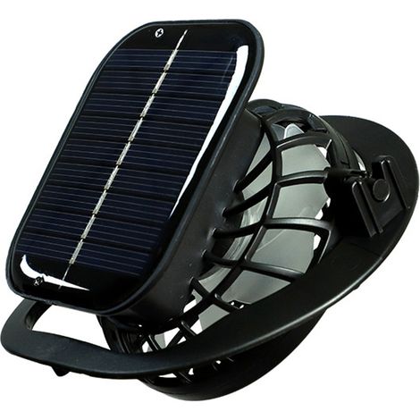 Tragbarer, Wiederaufladbarer Ventilator, Usb-solaraufladung, Kühlung, 1000 Mah Akku, Elektrisch Für Solarkappen, Lochtyp.