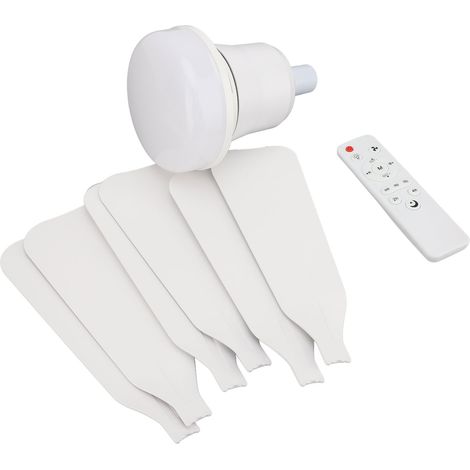 Abnehmbare Deckenventilatorleuchte – E27-fassung, Fernbedienung, Led-schraubfassung, 520 Mm, Für Esszimmer Und Schlafzimmer