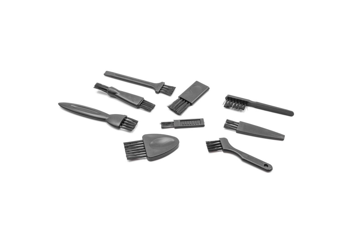 vhbw 9x Reinigungsbürste für Elektrorasierer, Bartschneider, Barttrimmer, Haarschneider, Trimmer, Epilierer