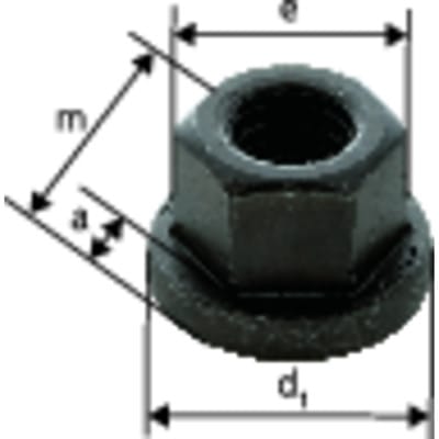 Sechskantmutter DIN6331 M16 geschmiedet format