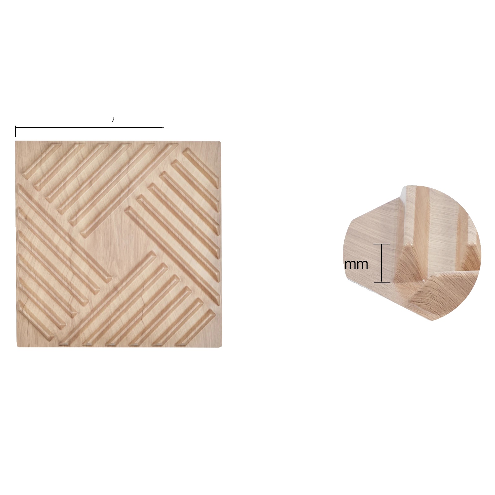 Wandpaneele, Aufprallschutz, Modernes Design, Grau