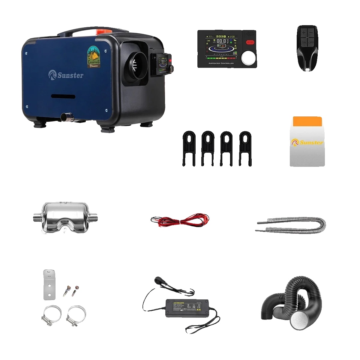 Elektrische Heizung, Ptc-keramikheizung, Kompaktes Und Tragbares Design, Schwarz, Eu