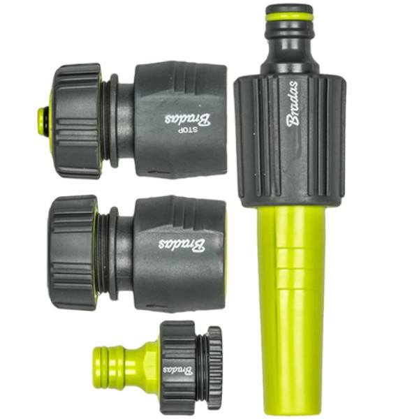 4-teiliges Set Für 3/4" Lime Line Softschlauch Le-s5500-34k Bradas 4482