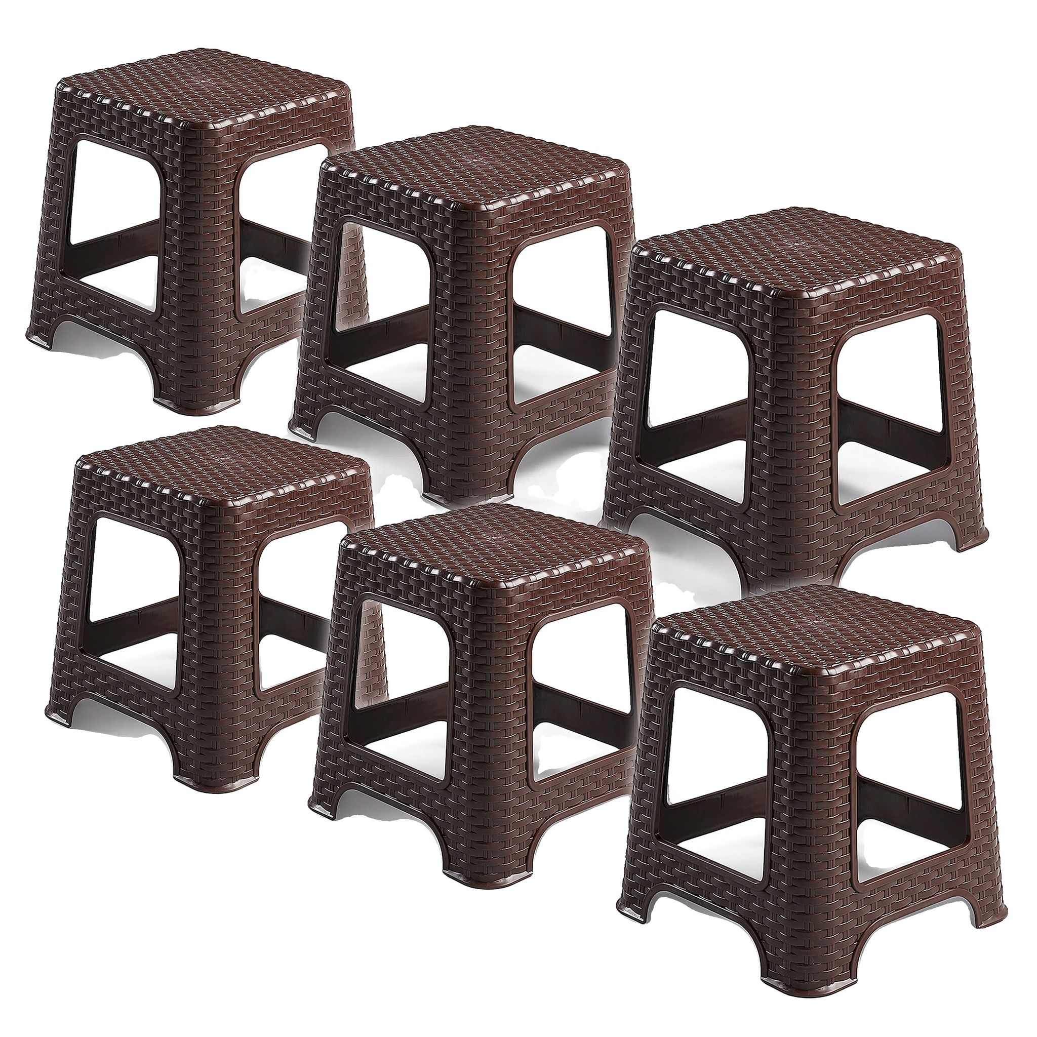 Esszimmerstuhl, Ergonomisches Design, Robuste Konstruktion, Schwarz – 4er-set