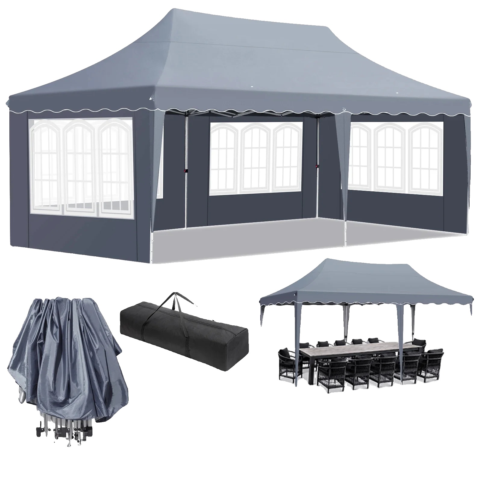 Pavillon, Uv-schutz, Wasserabweisend, Einfacher Aufbau