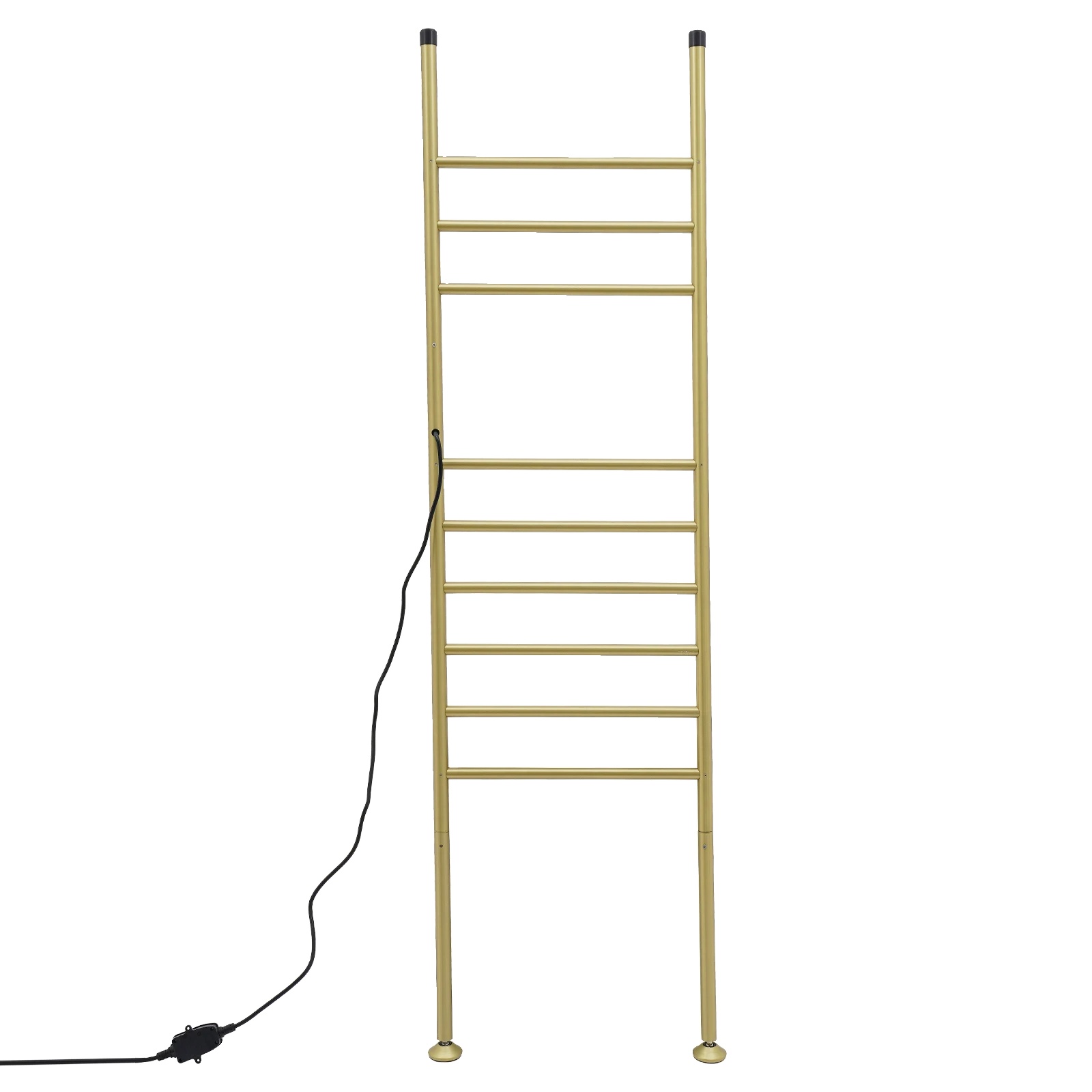 Handtuchwärmer, Einstellbare Temperatur, Eingebauter Timer, Schwarz, 6 Stangen