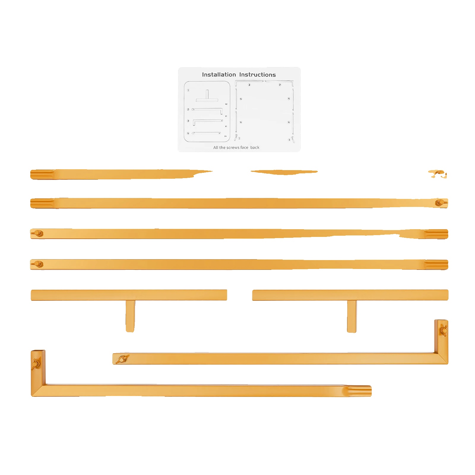 Hochzeitsbogen, Stabiler Metallständer, Robustes Design, Gold, Breite 105 Cm (41,33 Zoll)