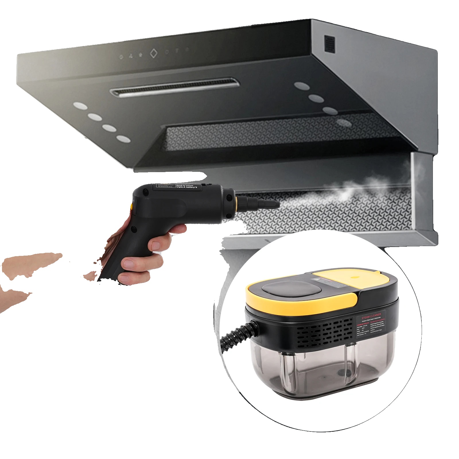Sterilisator, Hohe Desinfektionstemperatur, Touch-bedienung, Schwarz