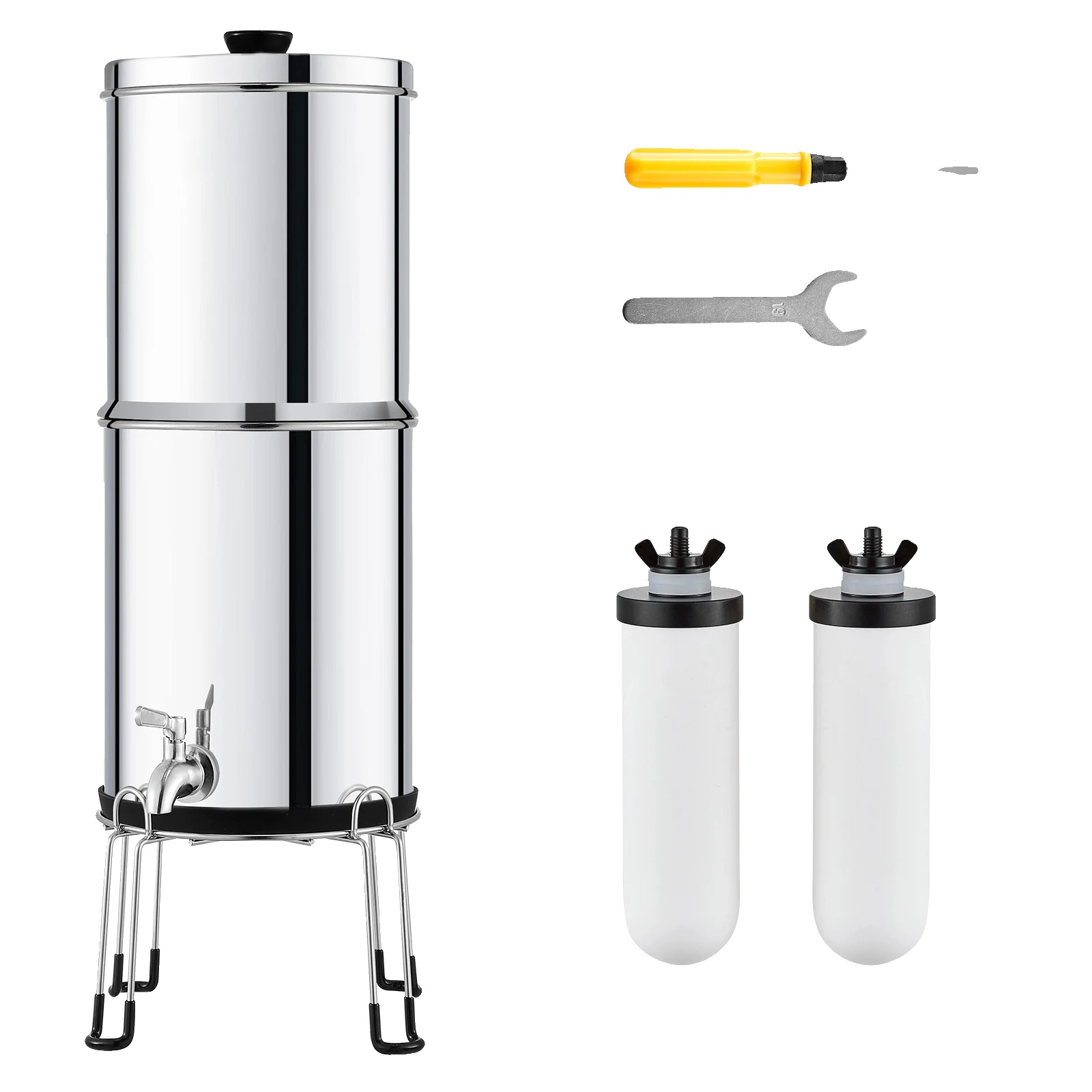 Gasgrill, 5 Brenner, Freistehend, Schwarz