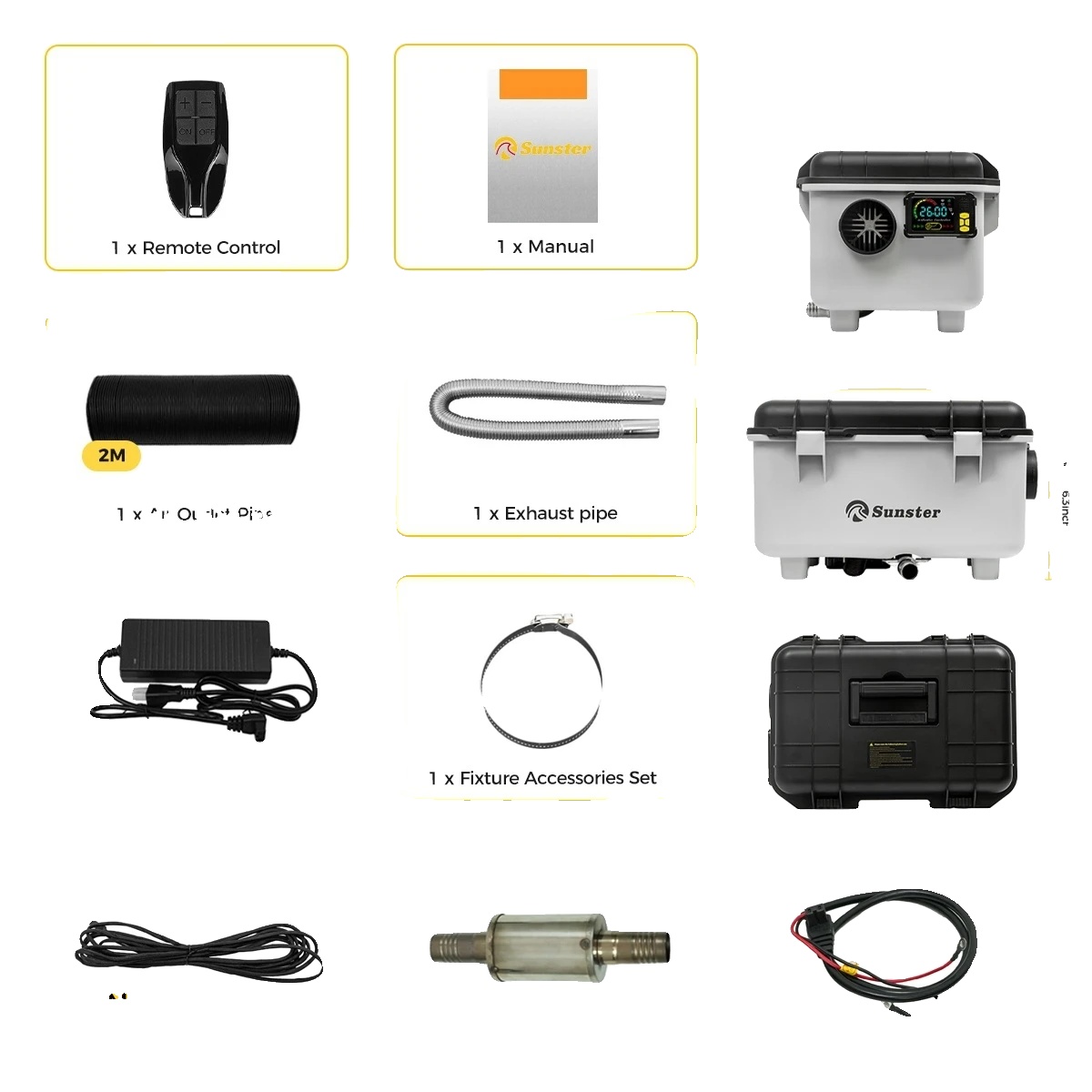 Diesel-luftvorwärmer, Effiziente Heizung, Fernbedienung, 5 Kw Bluetooth