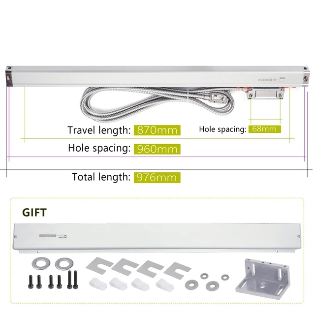 Optischer Gitterlinealsensor, 0,005 Mm Auflösung, Ttl-ausgang