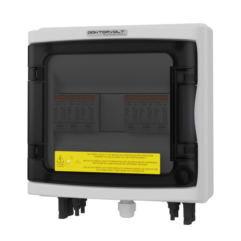 Pv-verteilerkasten Photovoltaik Solar 2-string Dc 1000v T1 T2 Mersen Doktorvolt 4494