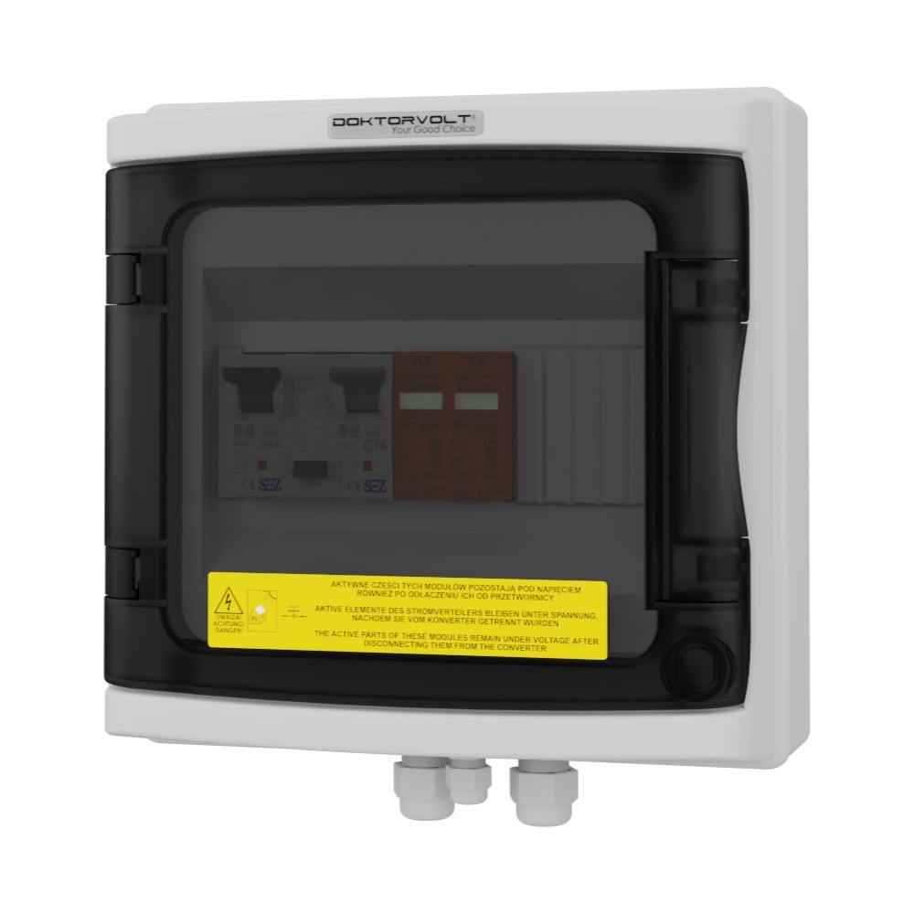 Ac 1f C16 25a 300ma T1 T2 Pv-verteilerkasten Photovoltaik Solar Vcx Doktorvolt 4500