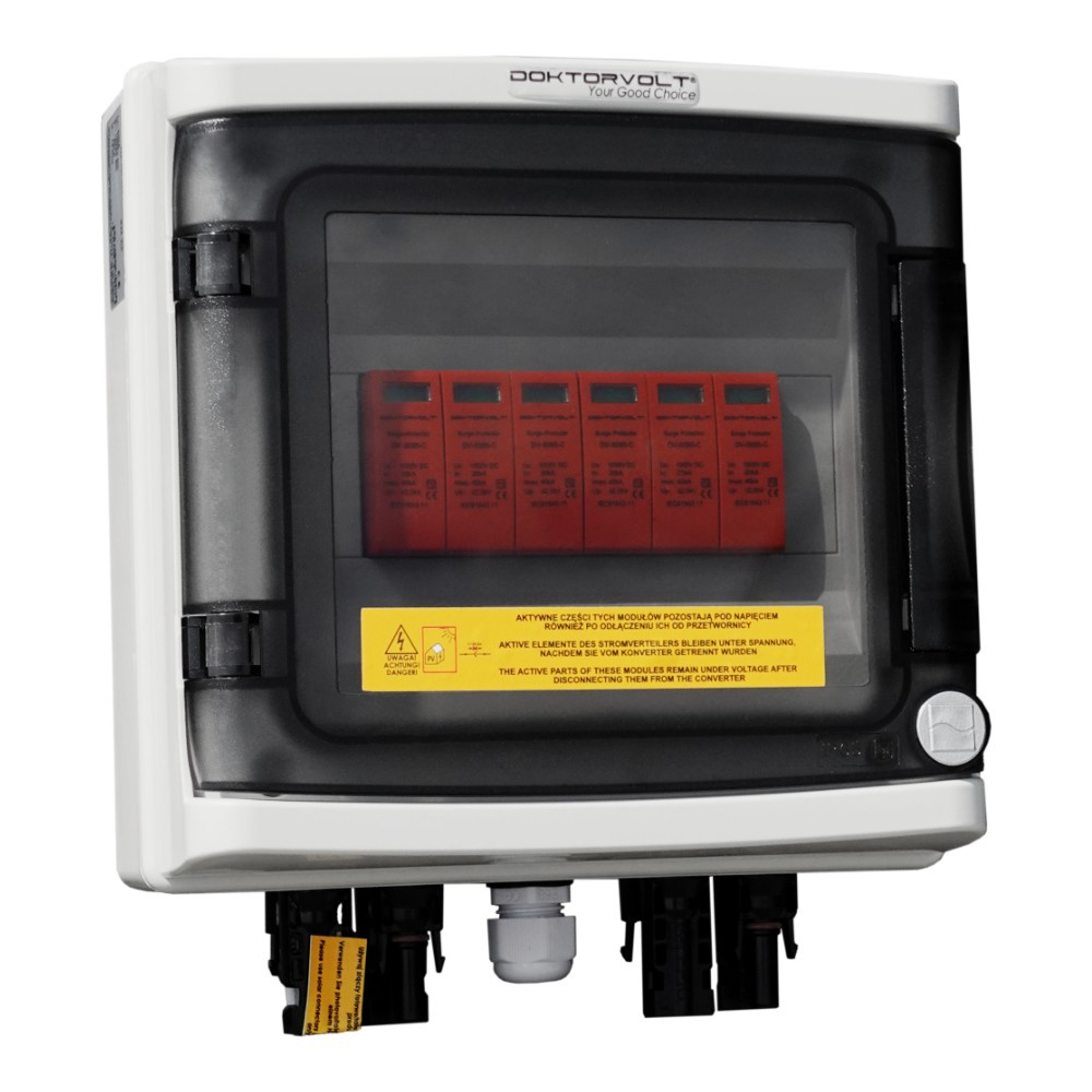 Pv Photovoltaik-solarverteiler 2-string Dc 1000v T2 Doktorvolt 9474