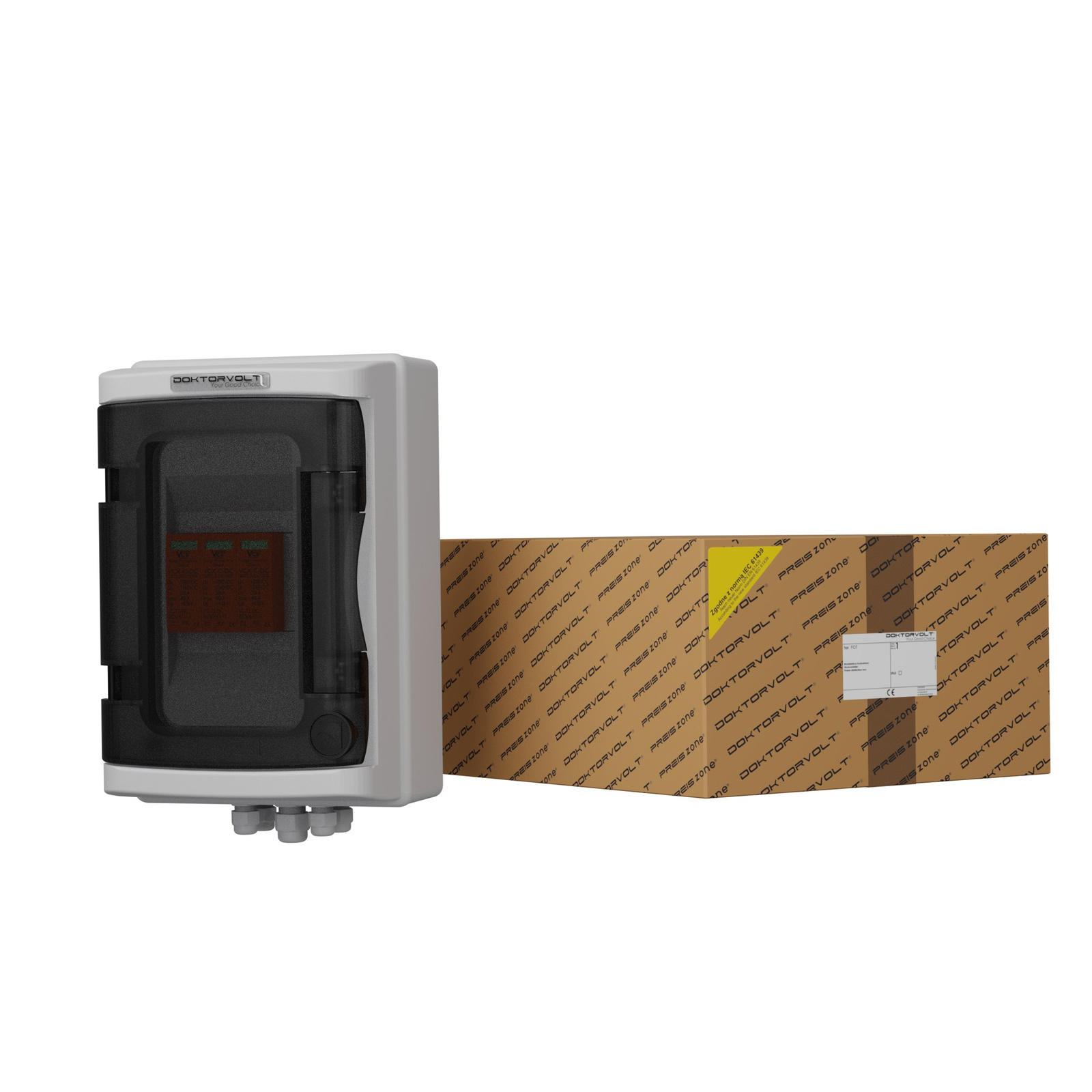 Photovoltaik-solar-pv-verteilerkasten Dc 1000v T2 Doktorvolt 2445