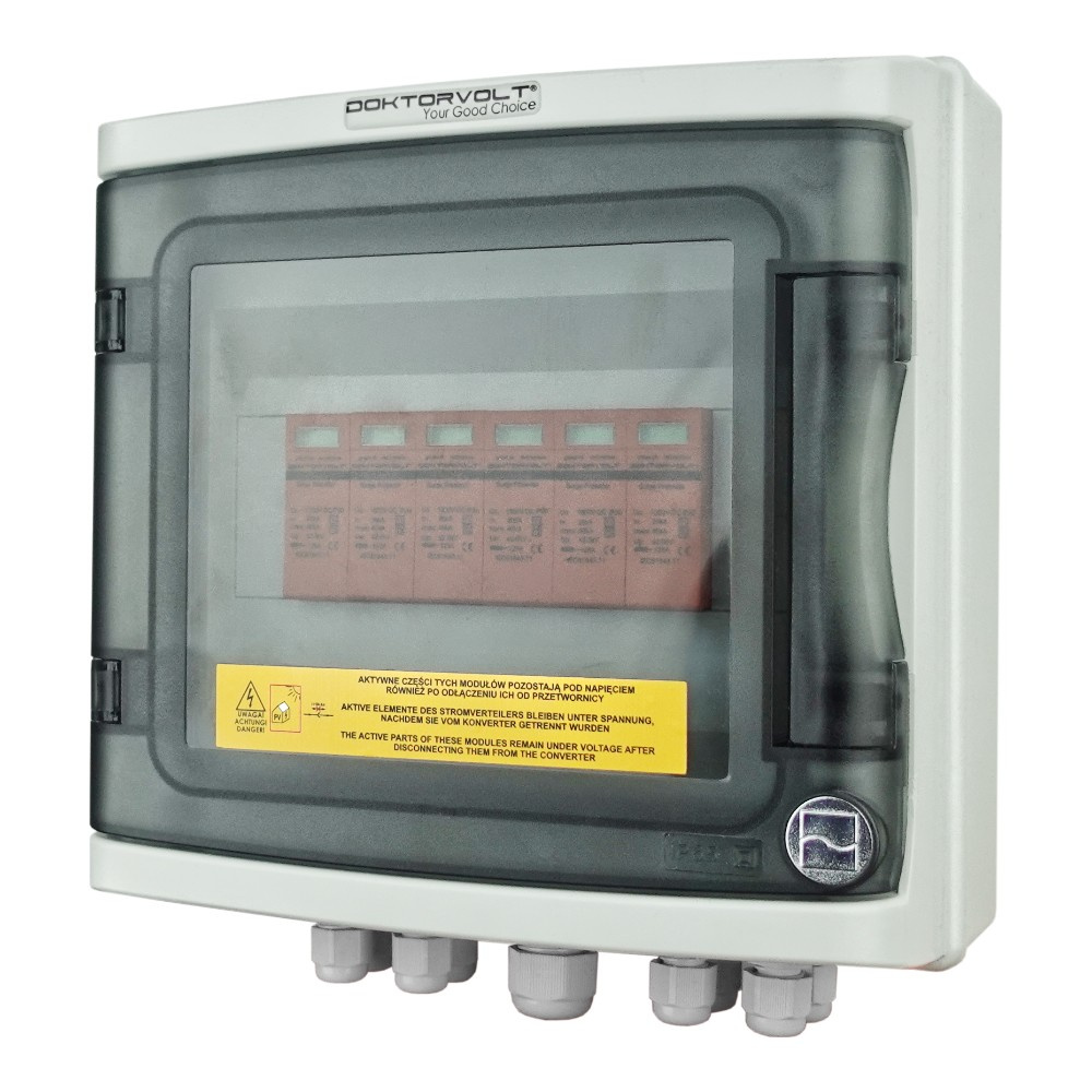 Pv-verteilerkasten Photovoltaik Solar 2-string Dc 1000v T1 T2 Pg Doktorvolt 4463