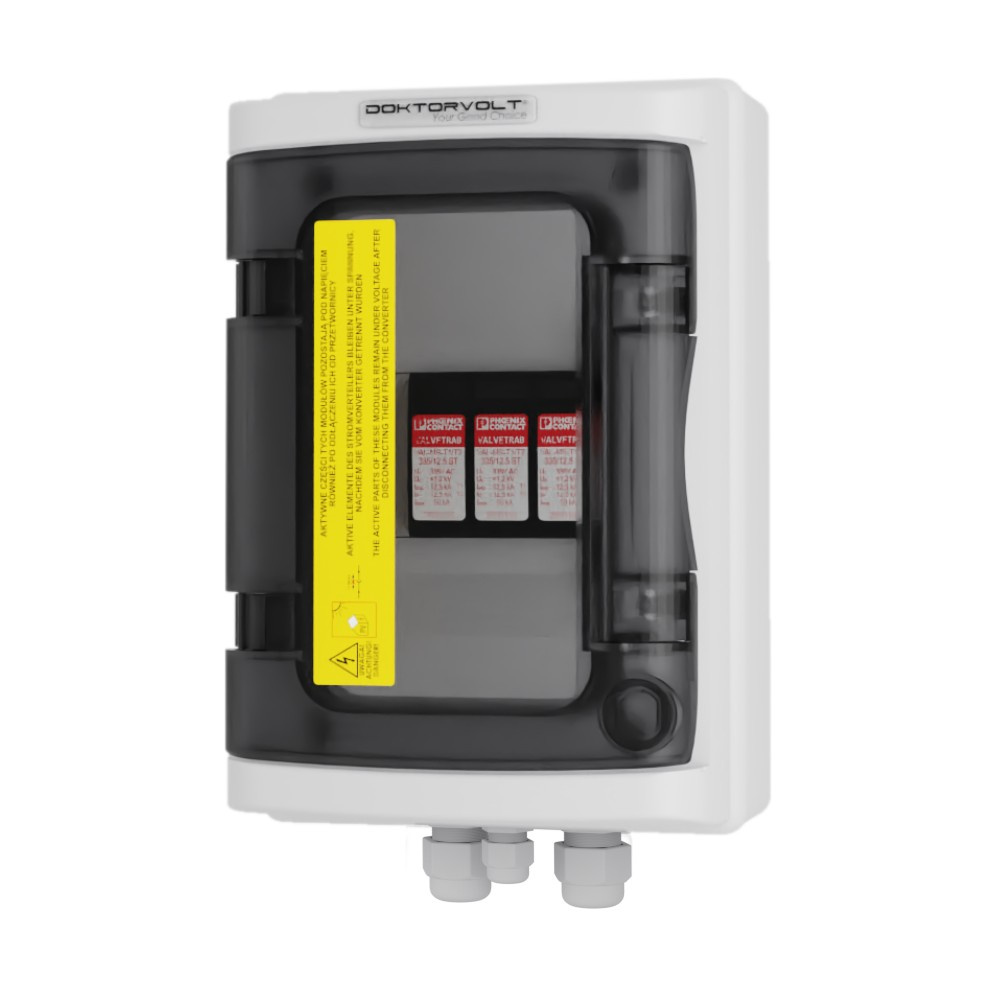 Photovoltaik-verteilerkasten (pv) Dc 1000v T1 T2 Pg Phoenix Kontakt Doktorvolt 2476