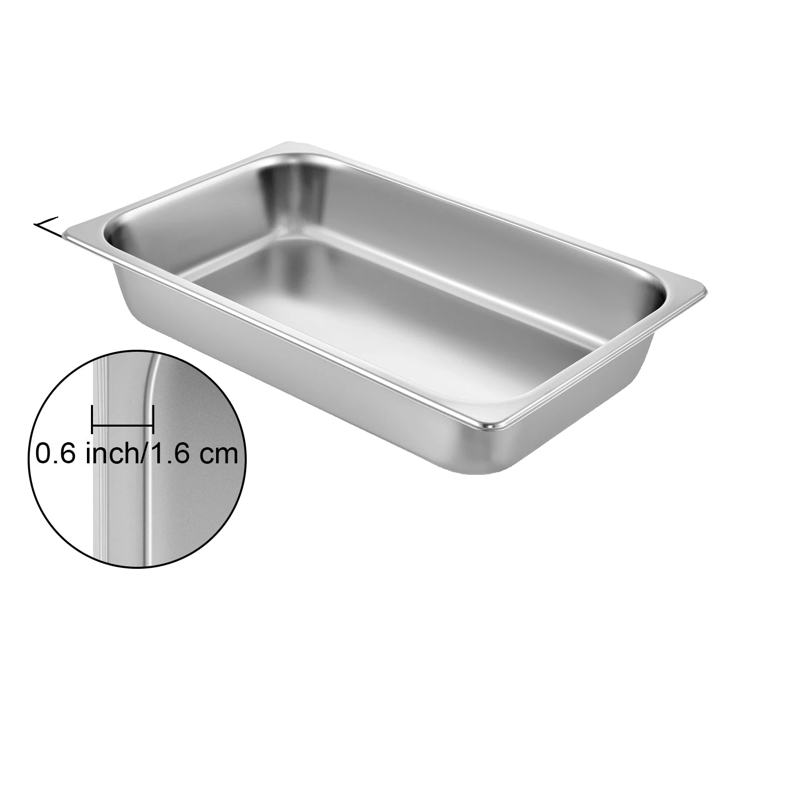 Flache Tabletts Aus Robustem Aluminium, Vielseitig Einsetzbar Zum Kochen Und Servieren, 55,6 X 40,1 X 7,6 Cm, 32 Stück