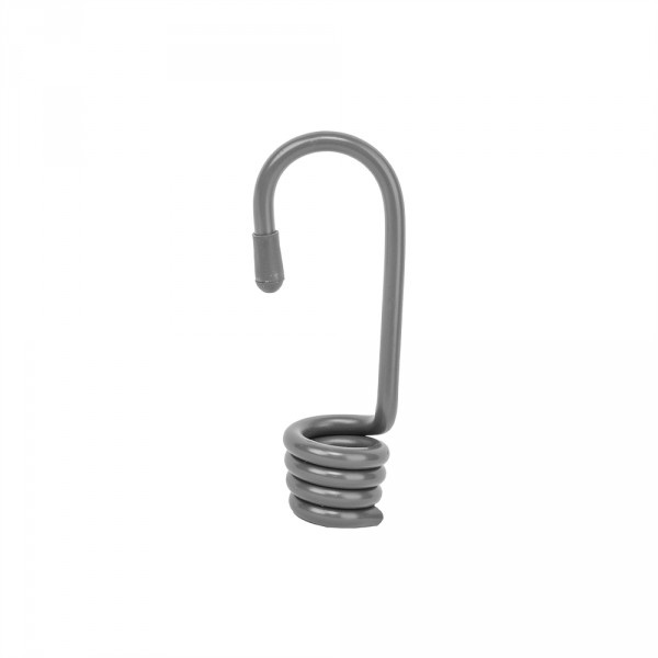 10 Stück Stahlhaken Für Elastische Gummiseile, Grau, Bungee-seilhaken Bradas 0246