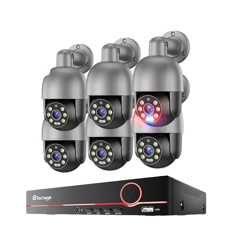 Sicherheitskamerasystem, 8 Kanäle, Vollfarb-nachtsicht, 8-kanal-4-kameras 8mp, Keine