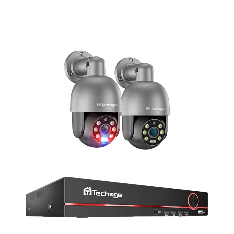 Videoüberwachungssystem, 5-mp-auflösung, Drahtloses Design, 8-kanal-nvr-kamera (4 Stück), 2 Tb