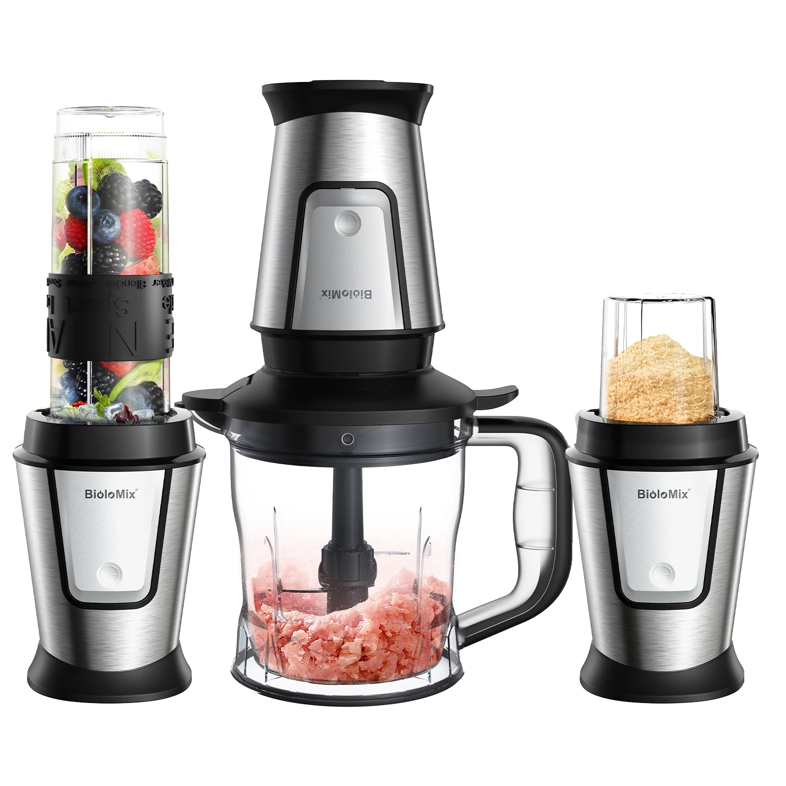 Standmixer, 6000 W Leistung, 2,5 L Fassungsvermögen, Eu-stecker