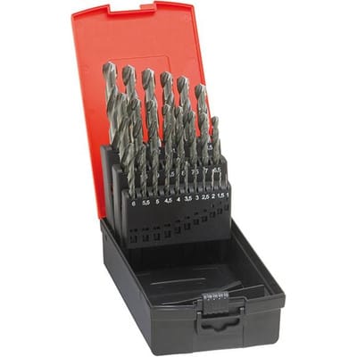 Spiralbohrer-Set DIN338 hss geschliffen Typ n 1-5,9mm gühring
