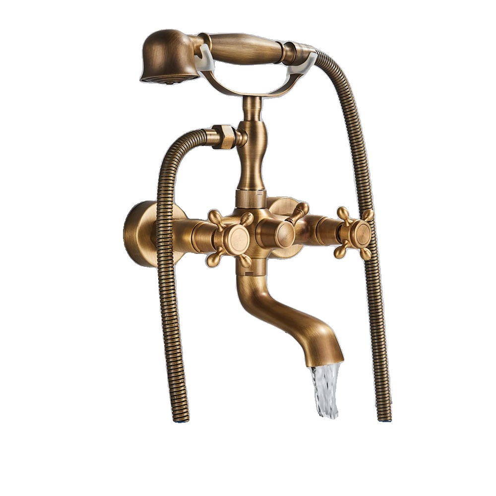 Badewannenarmatur, Wasserfallauslauf, Wandmontage, Chrom A