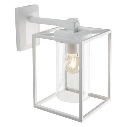 Sovil - Wandlampe von außen 25w große e27 pracciple weiss ip43 597/02