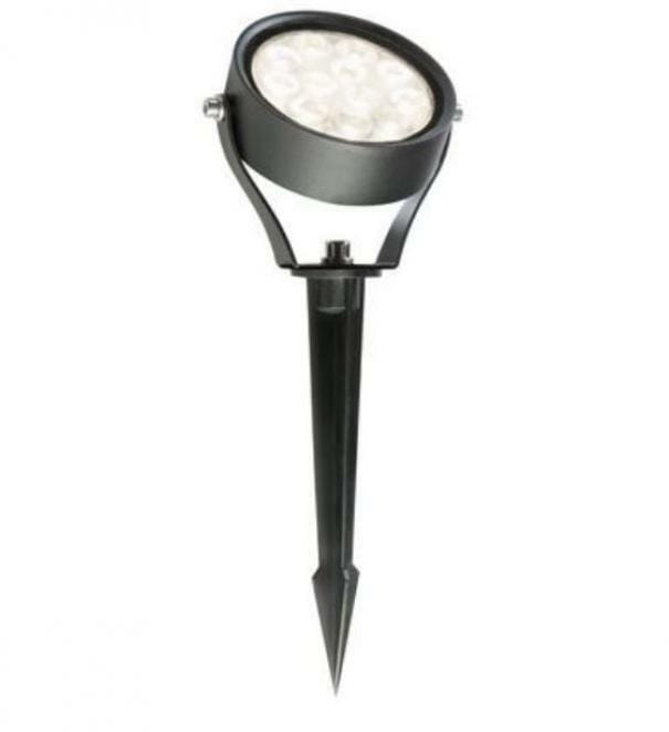 Faretto led 9w von außen mit picchetto luce naturale 4000k schwarzes aluminium farbe ip65 99580/16