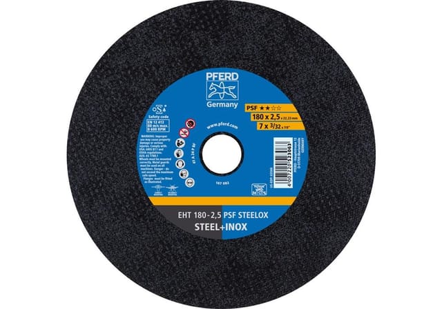 Trennscheibe gerade A24PPSF-INOX 178x2,5mm Pferd