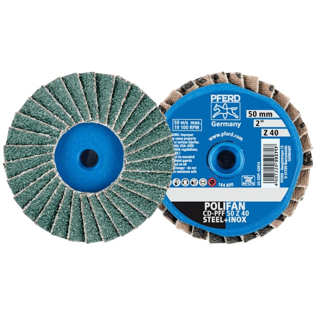 Combidisc Mini-Polifan Zirkonkorund 50mm K40 Pferd