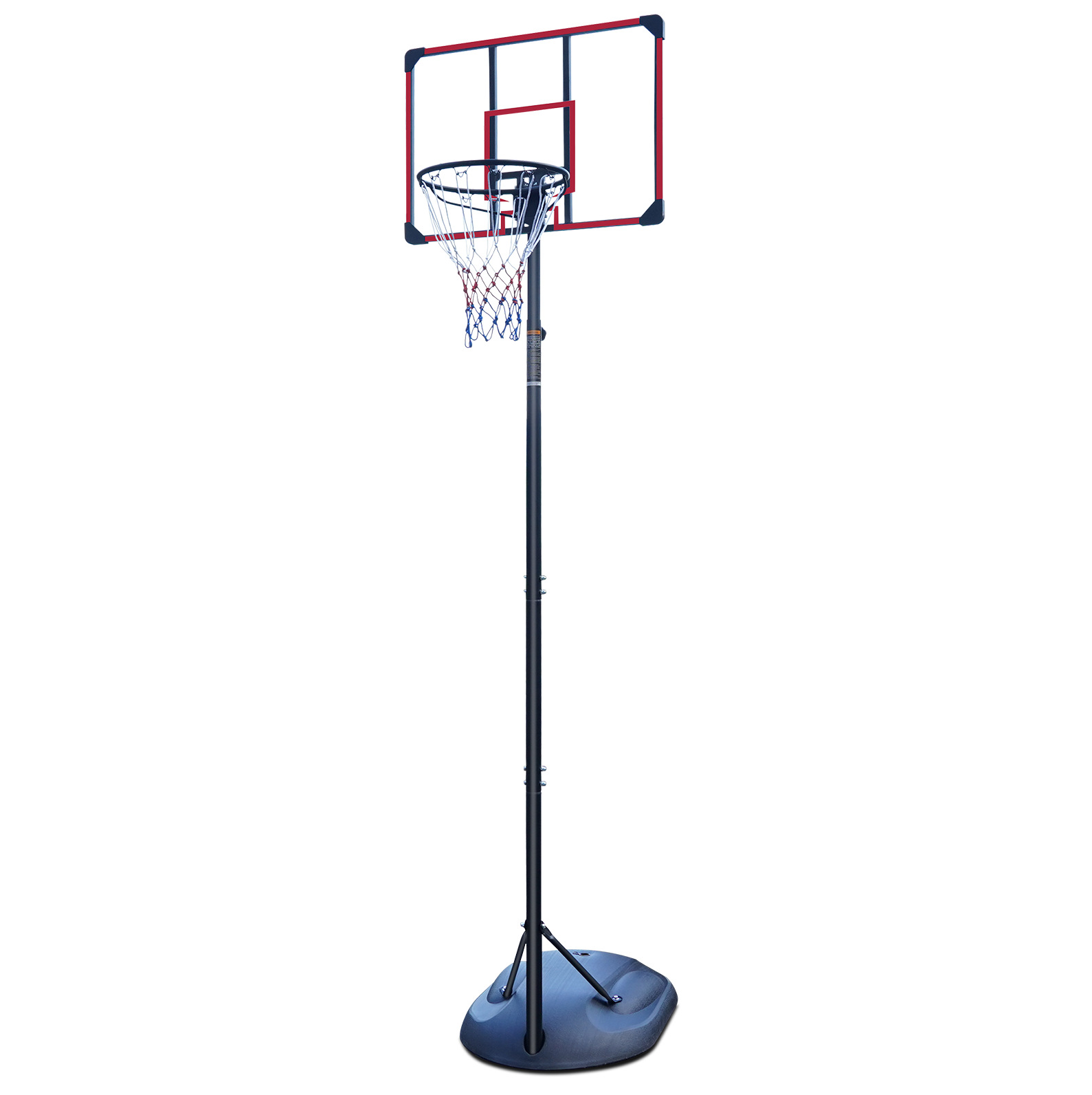 Höhenverstellbarer Outdoor-basketballkorb 228,6–280,42 Cm Mit Rollen Modenuit