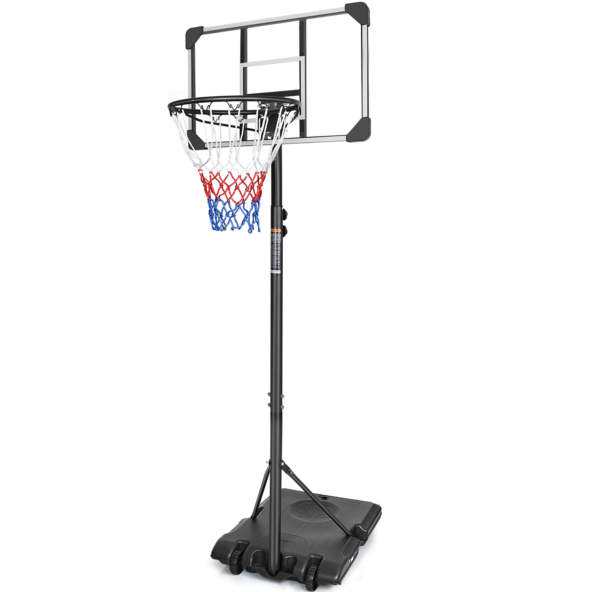 Verstellbarer Tragbarer Basketballkorb 170–213 Cm Mit Rollen Modenuit