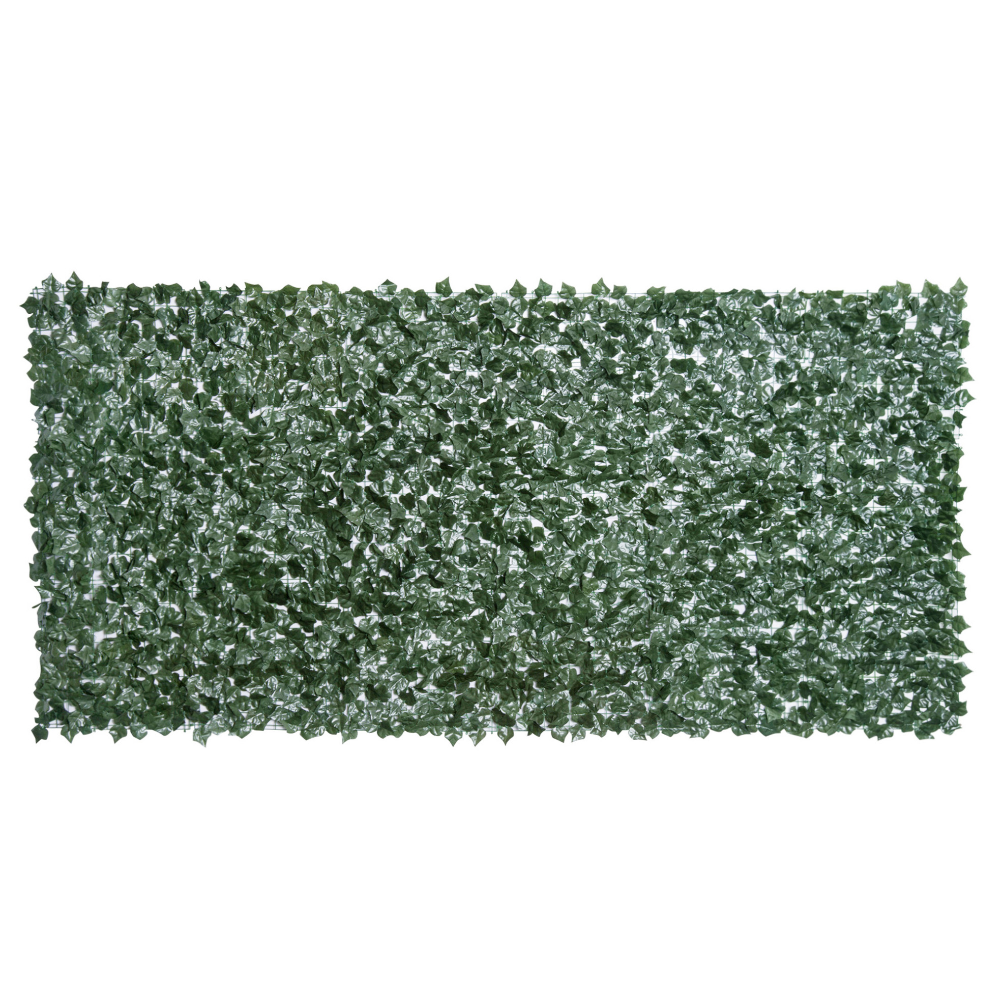 Künstliche Sichtschutzhecke 300 X 150 Cm Dunkelgrün Für Garten Und Balkon Modenuit