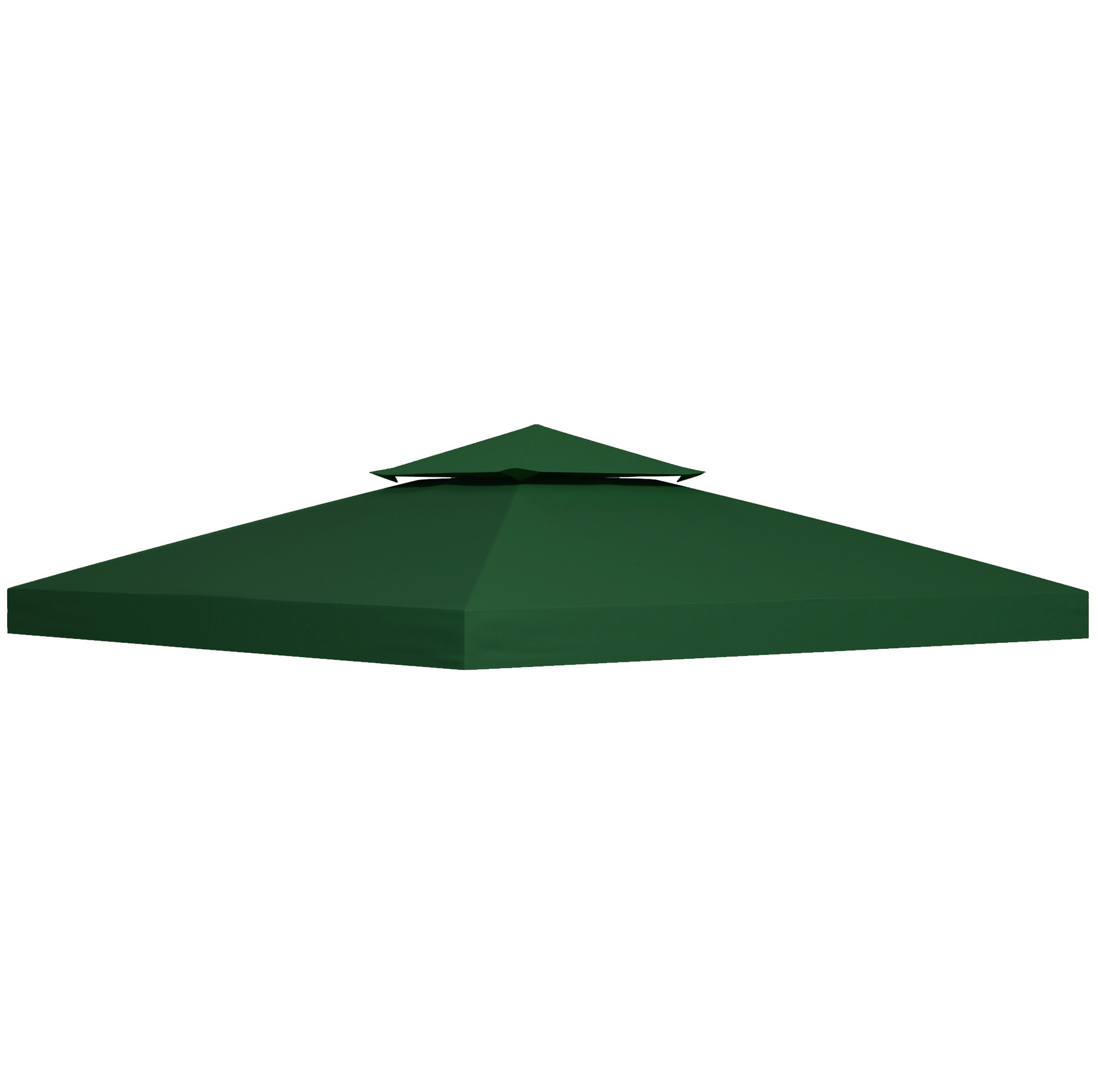 Ersatzdach Für Pavillon 3 X 3 M Aus Grünem Polyester