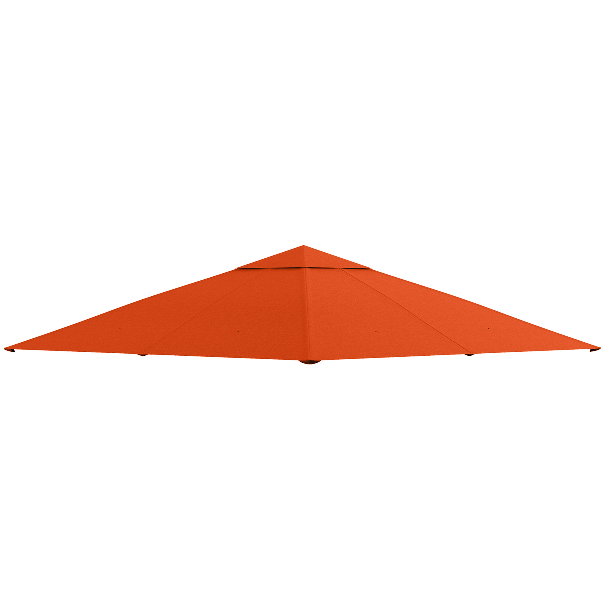 Ersatzdach Für Pavillon Aus Orangefarbenem Polyester 298 X 295 Cm