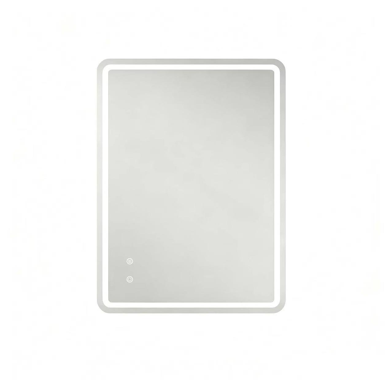 Led-badezimmerspiegel 60x80 Cm Mit Anti-beschlag, Dimmbar, 3 Lichtfarben, Rahmenlos
